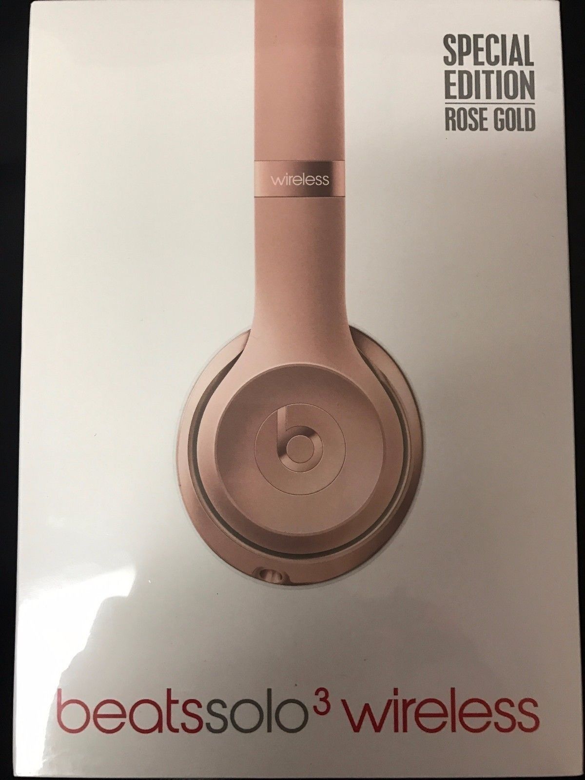 beats by dre solo 3 wireless rose gold