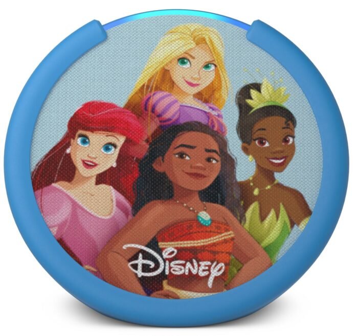 Amazon - Echo Pop Kids Smart Speaker with Alexa - Disney Princess - Image 1