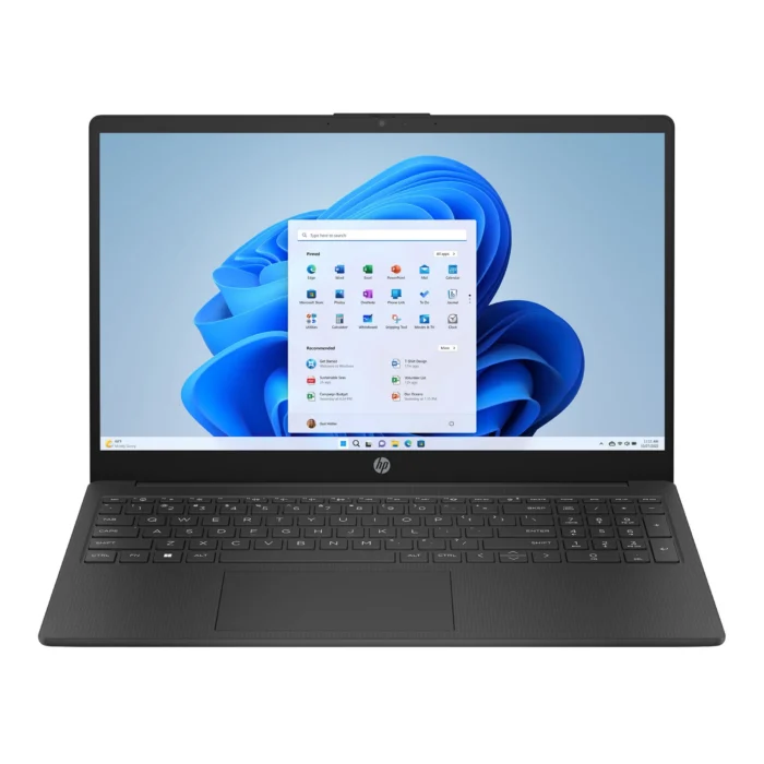 HP 15.6 inch Intel Processor N200 4GB RAM 128GB UFS Black (12-mo. Microsoft 365 included) - Image 1